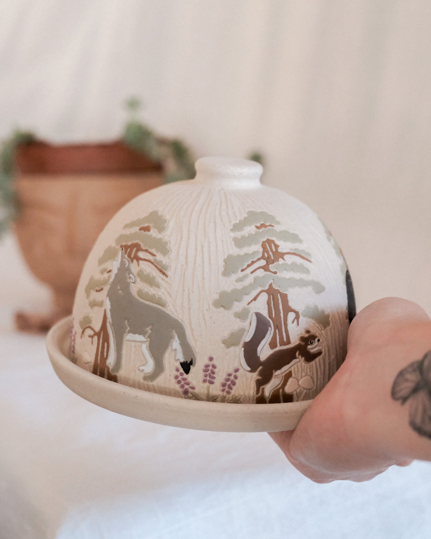 Sequoias Butter Dish