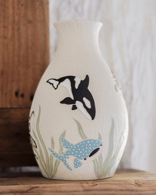 Creatures Of The Sea Vase