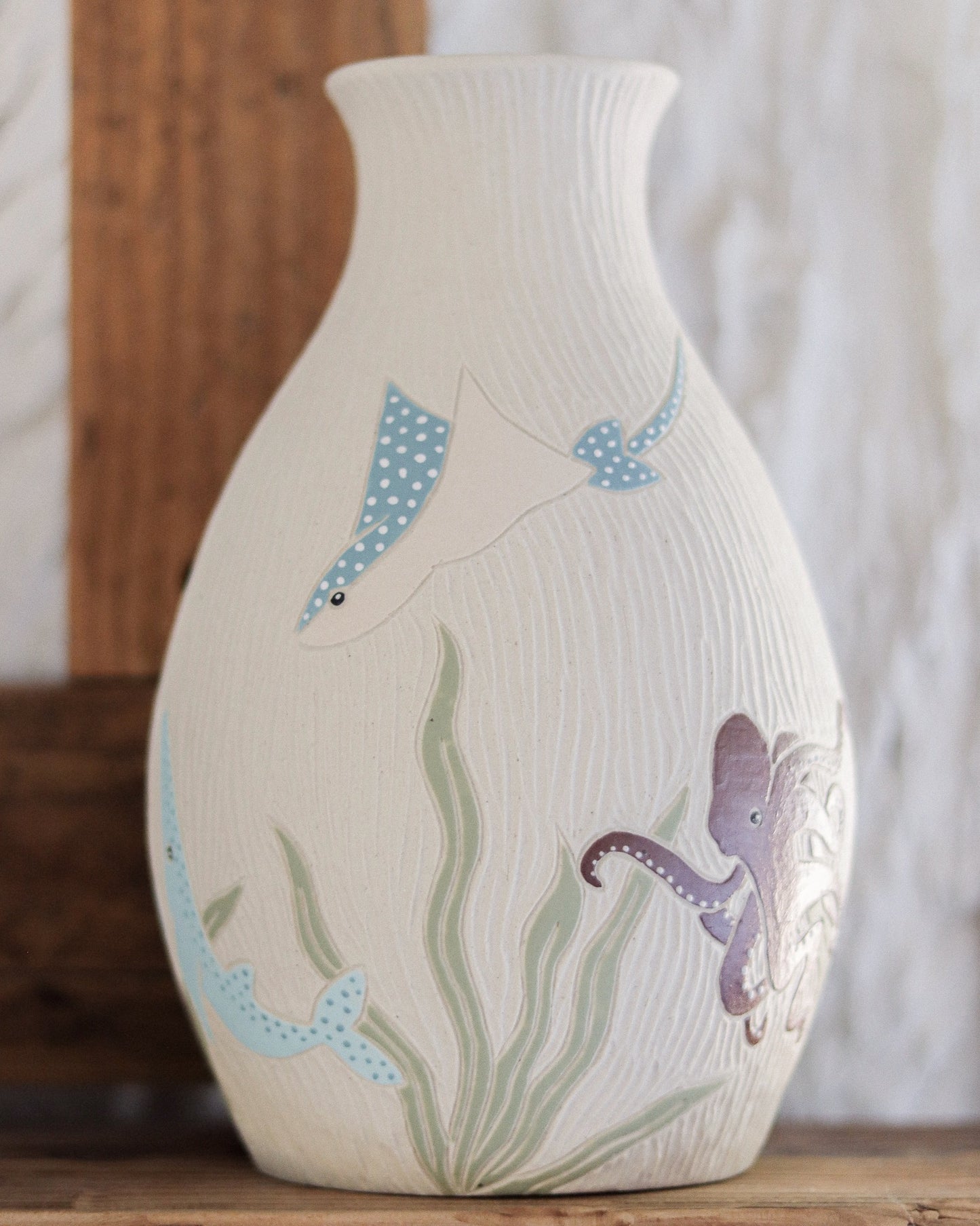 Creatures Of The Sea Vase