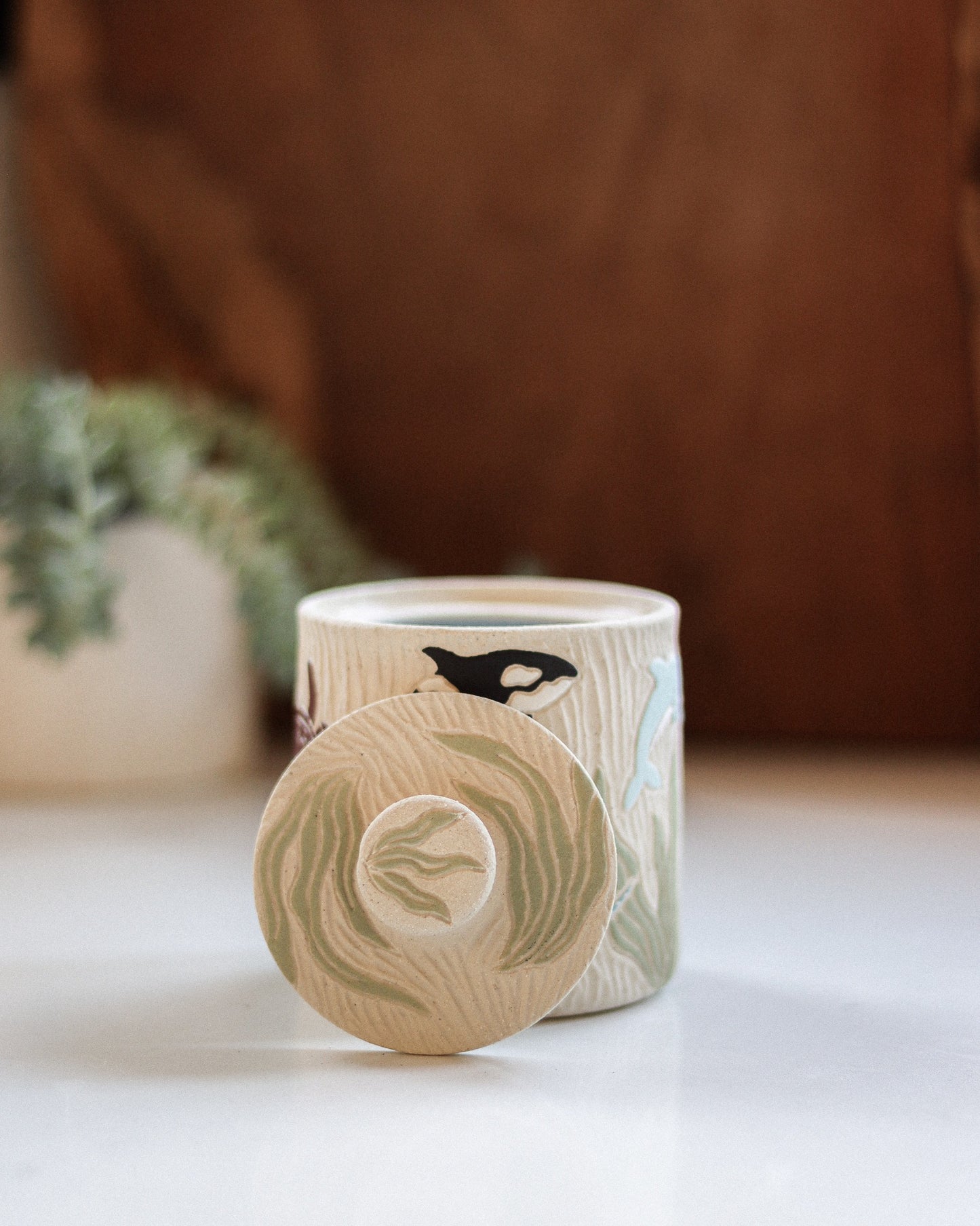 Creatures Of The Sea Salt Jar