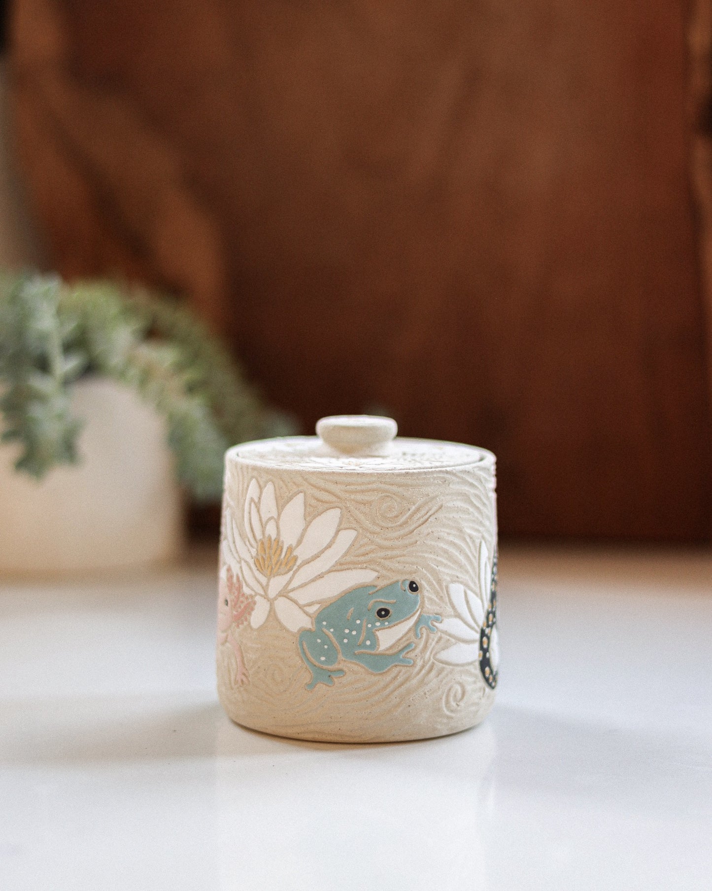 Amphibians Salt Jar #1
