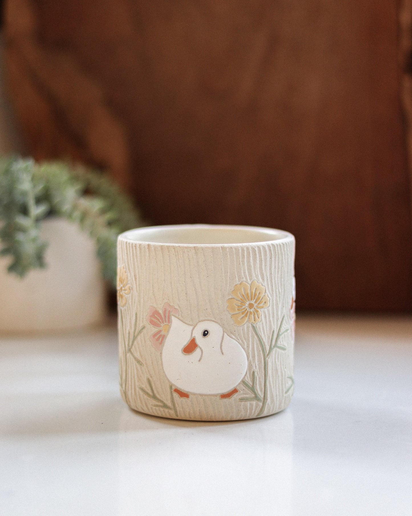 Ducks & Cosmos Mug
