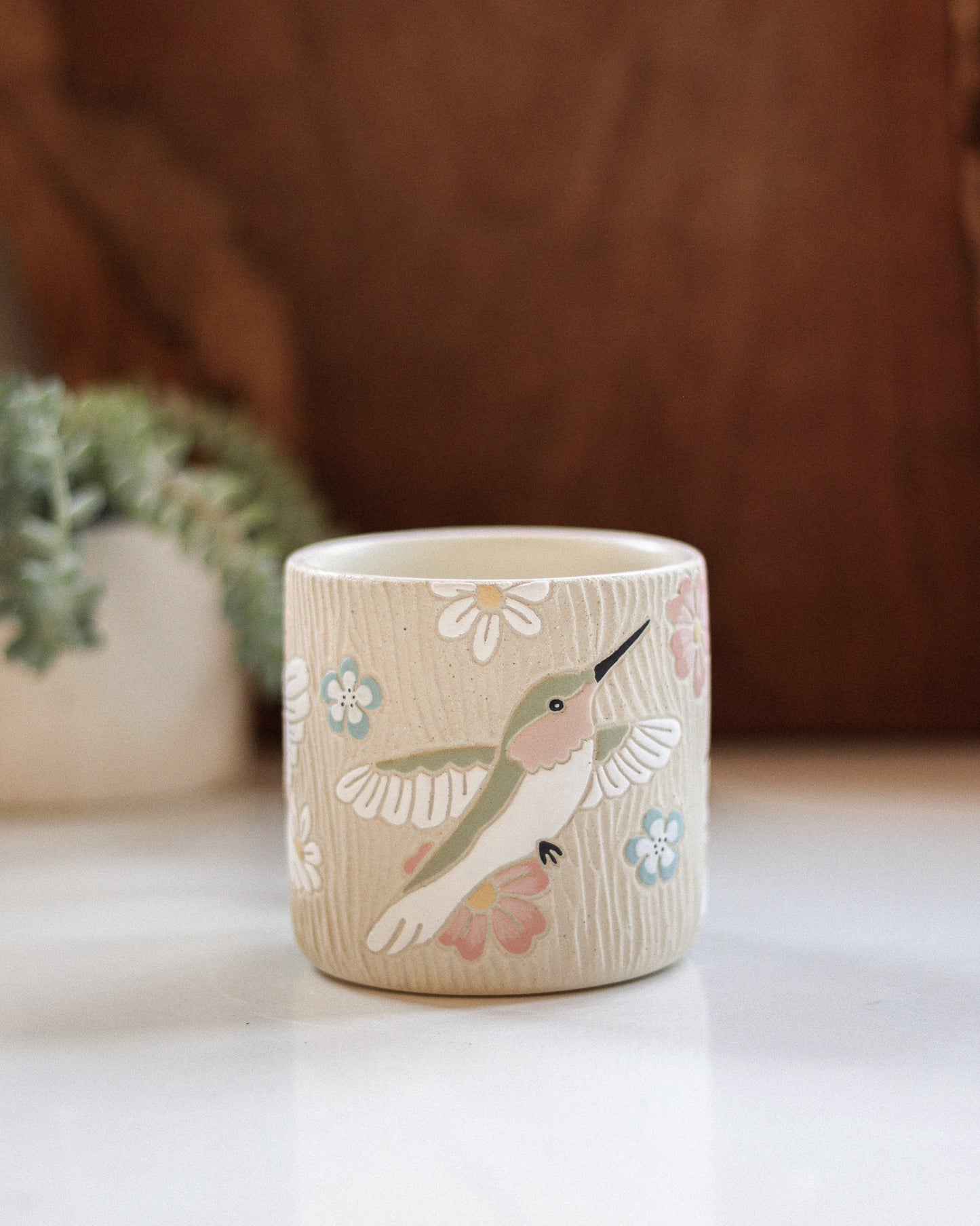 Hummingbirds & Flowers Mug