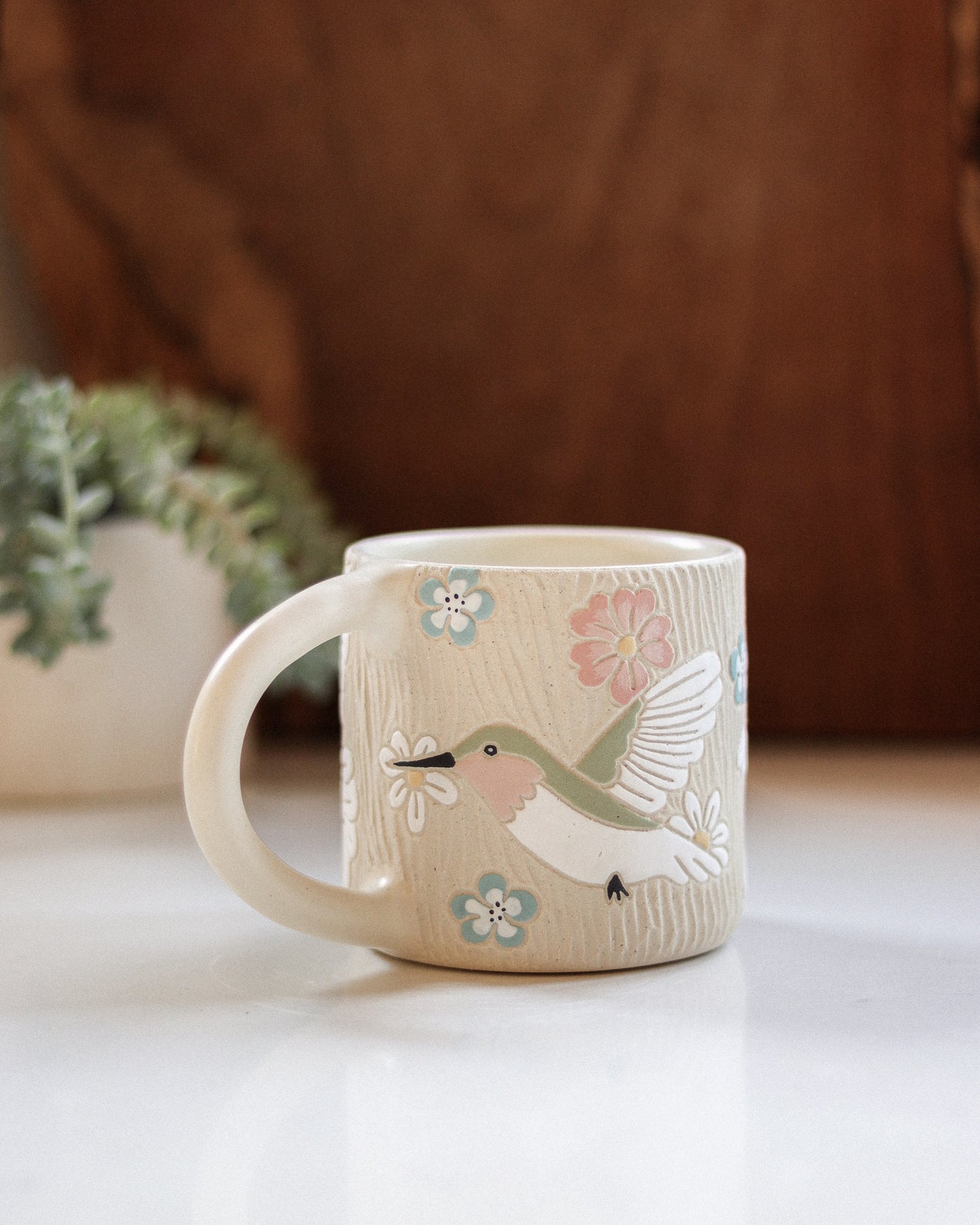 Hummingbirds & Flowers Mug