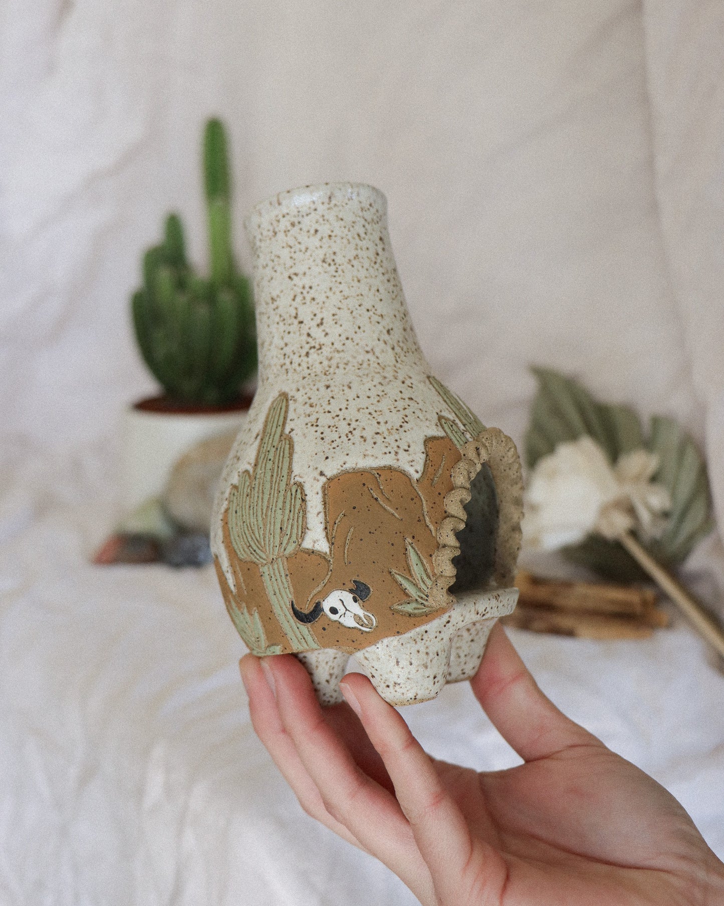 Desert palo santo / incense cone chiminea