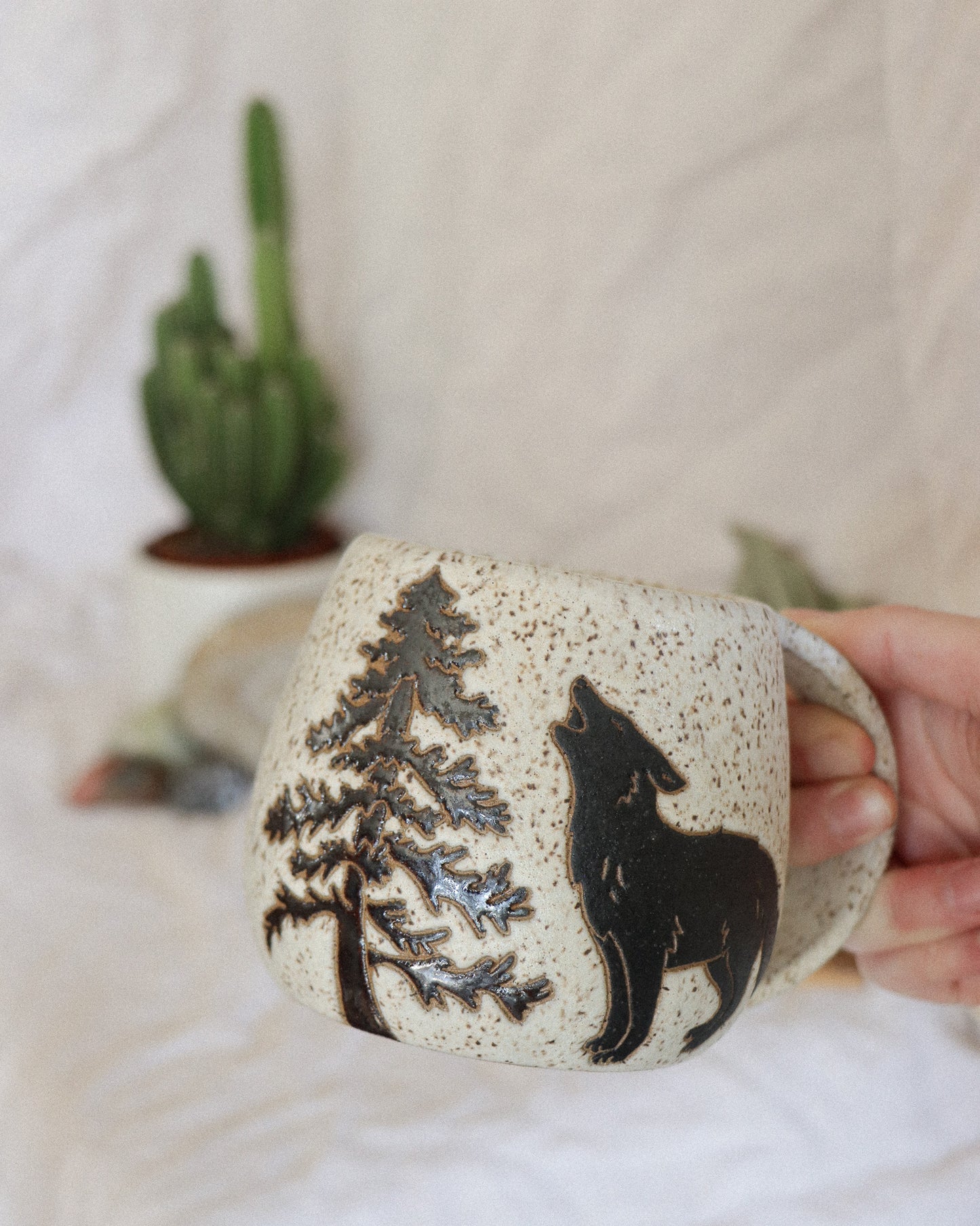 Wolves and Pine Tree Mug