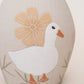 Ducks & Cosmos Vase