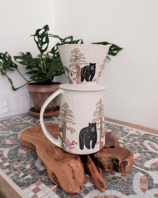 Forest Friends Pour Over Set