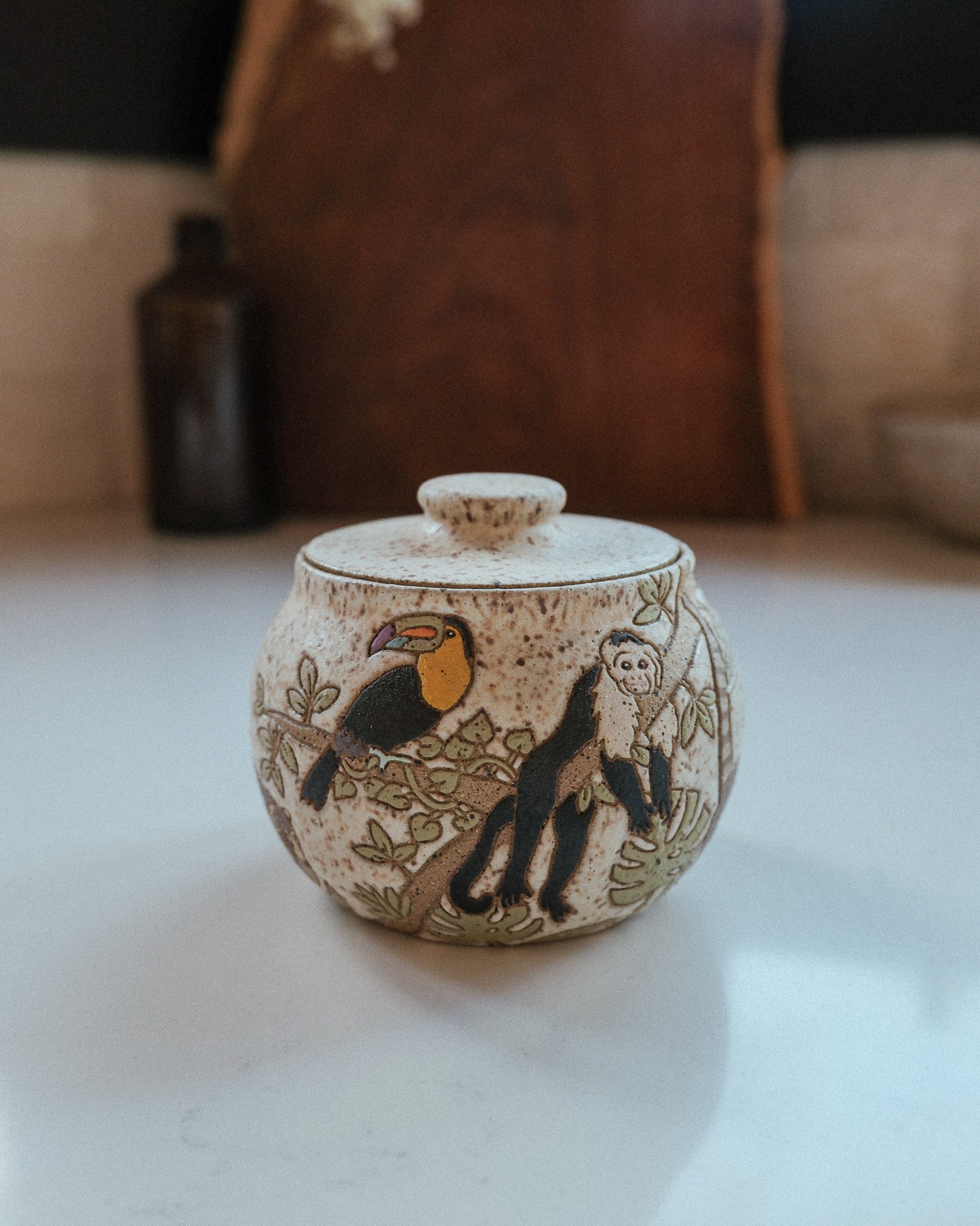 Costa Rica Speckled Salt Jar