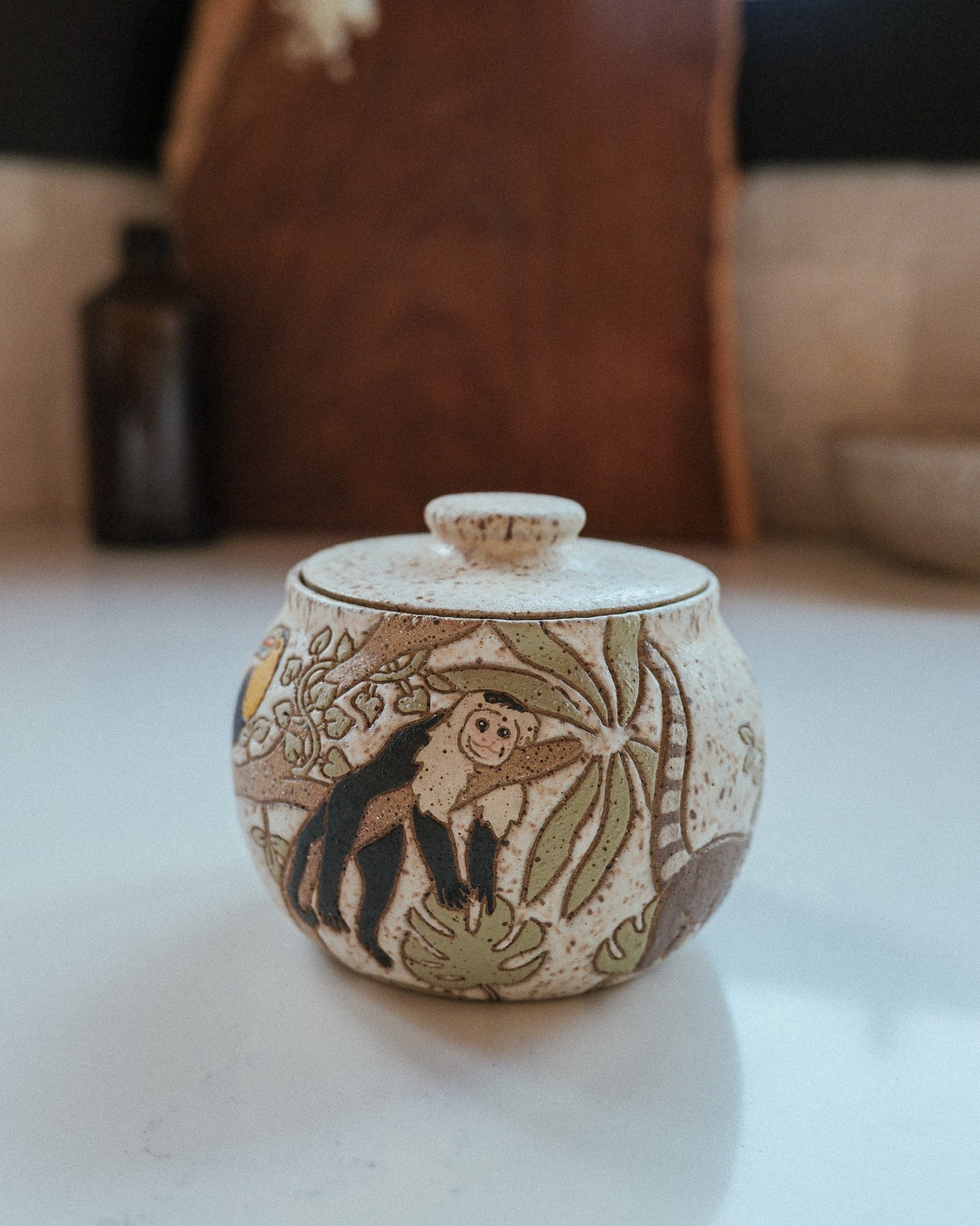 Costa Rica Speckled Salt Jar
