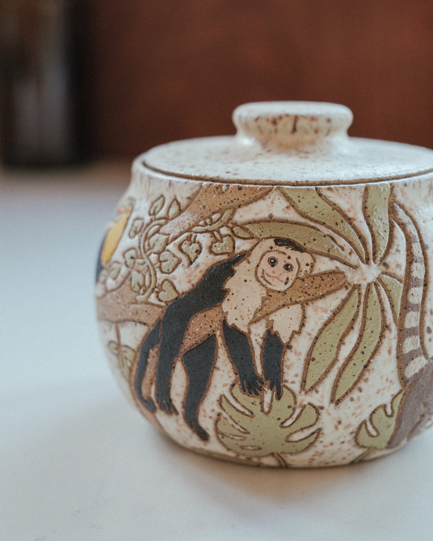 Costa Rica Speckled Salt Jar