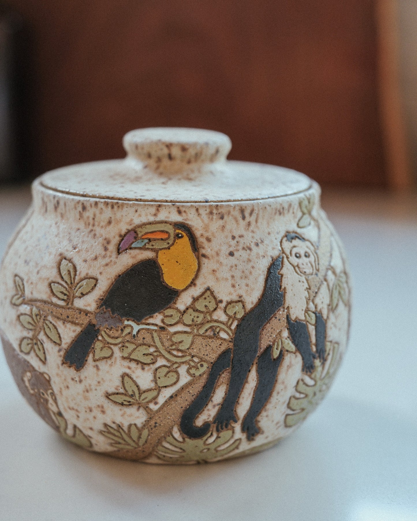 Costa Rica Speckled Salt Jar