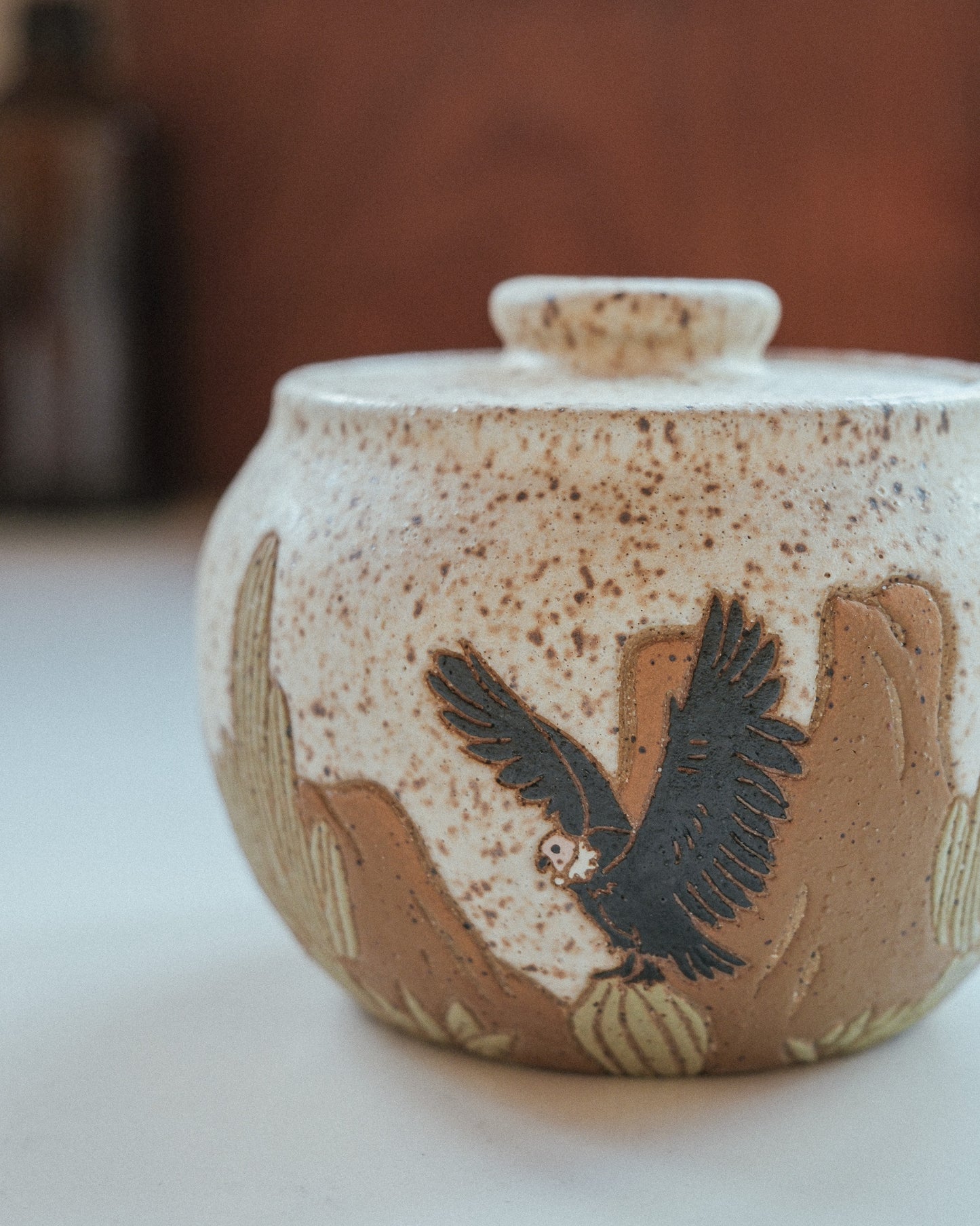 Desert Speckled Salt Jar