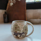 Foxes & Sequoias Speckled Mug