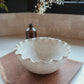 Speckled Ruffle Rim Bowl - Large