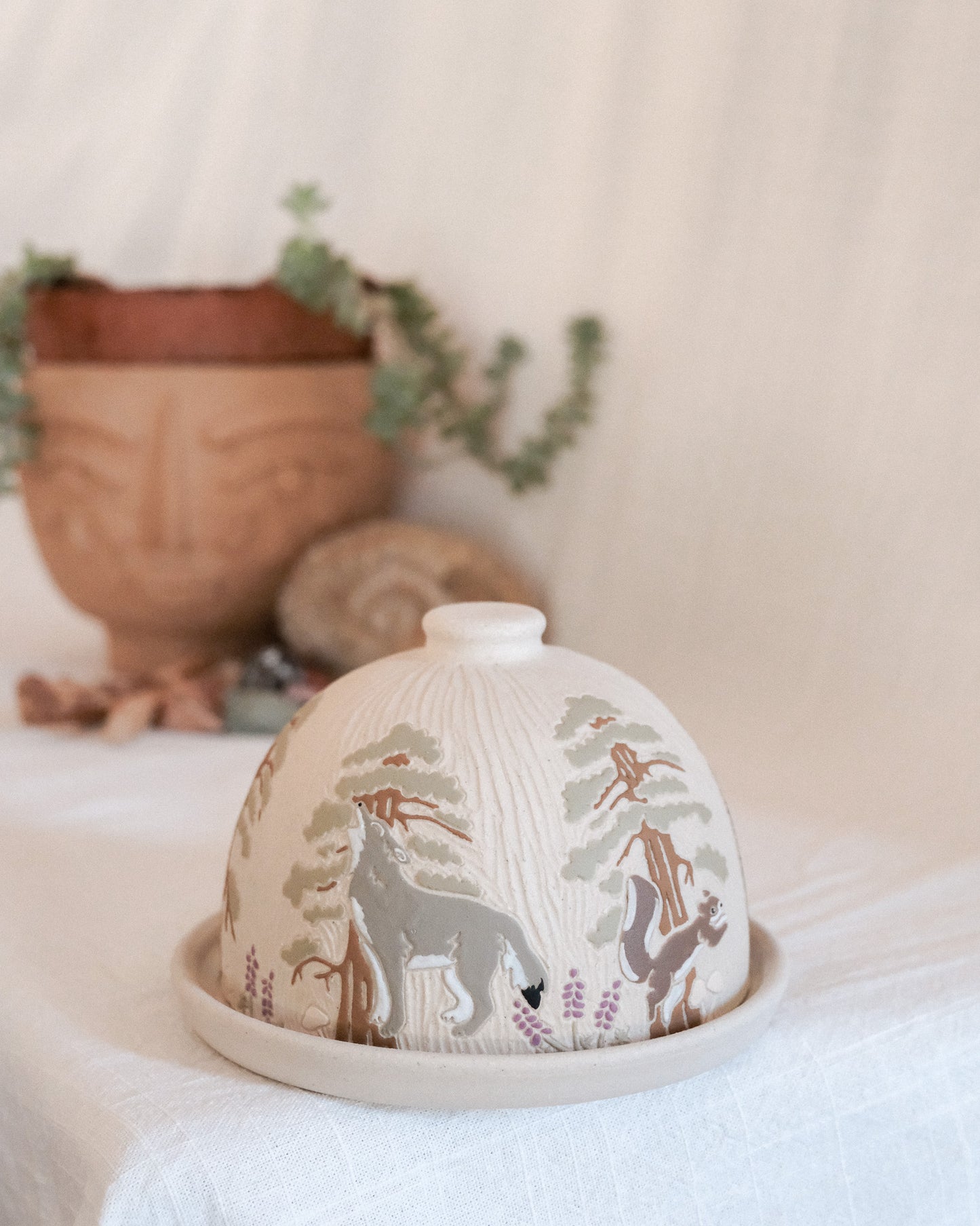 Sequoias Butter Dish