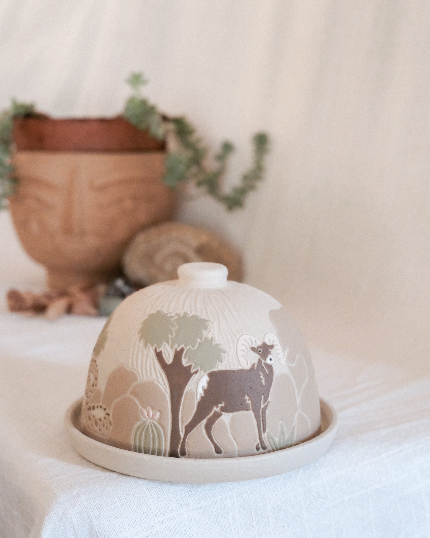 Joshua Tree Butter Dish