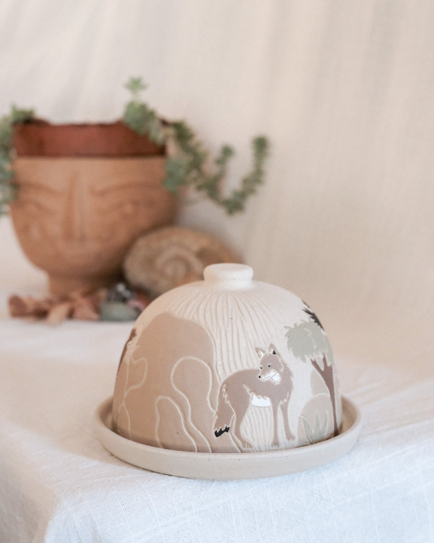 Joshua Tree Butter Dish