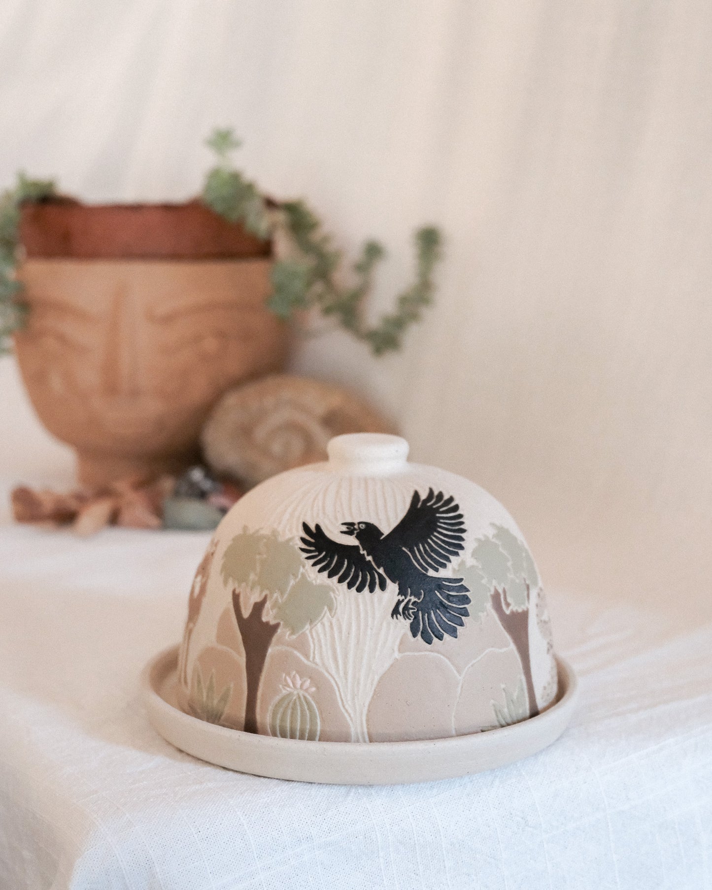 Joshua Tree Butter Dish