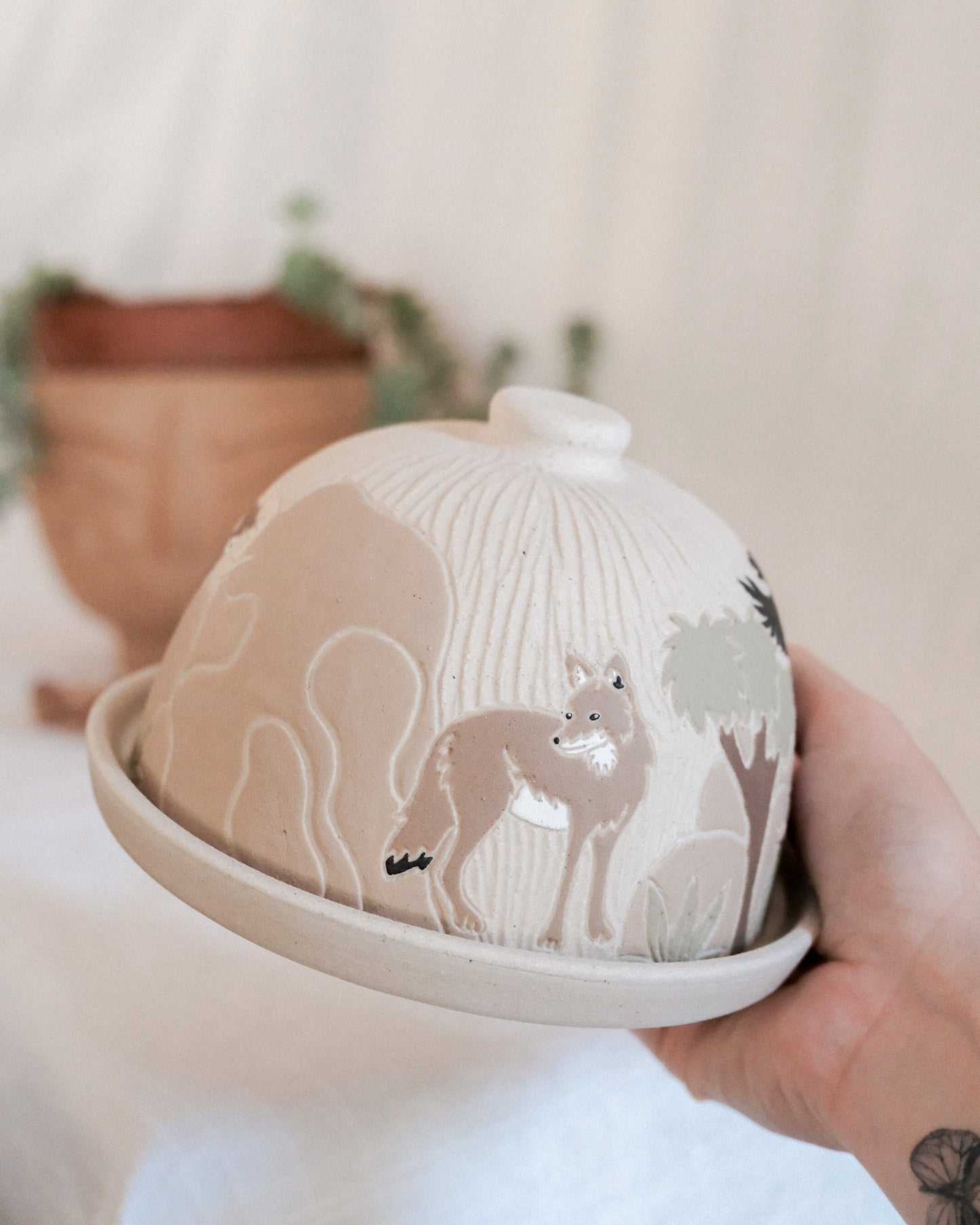 Joshua Tree Butter Dish