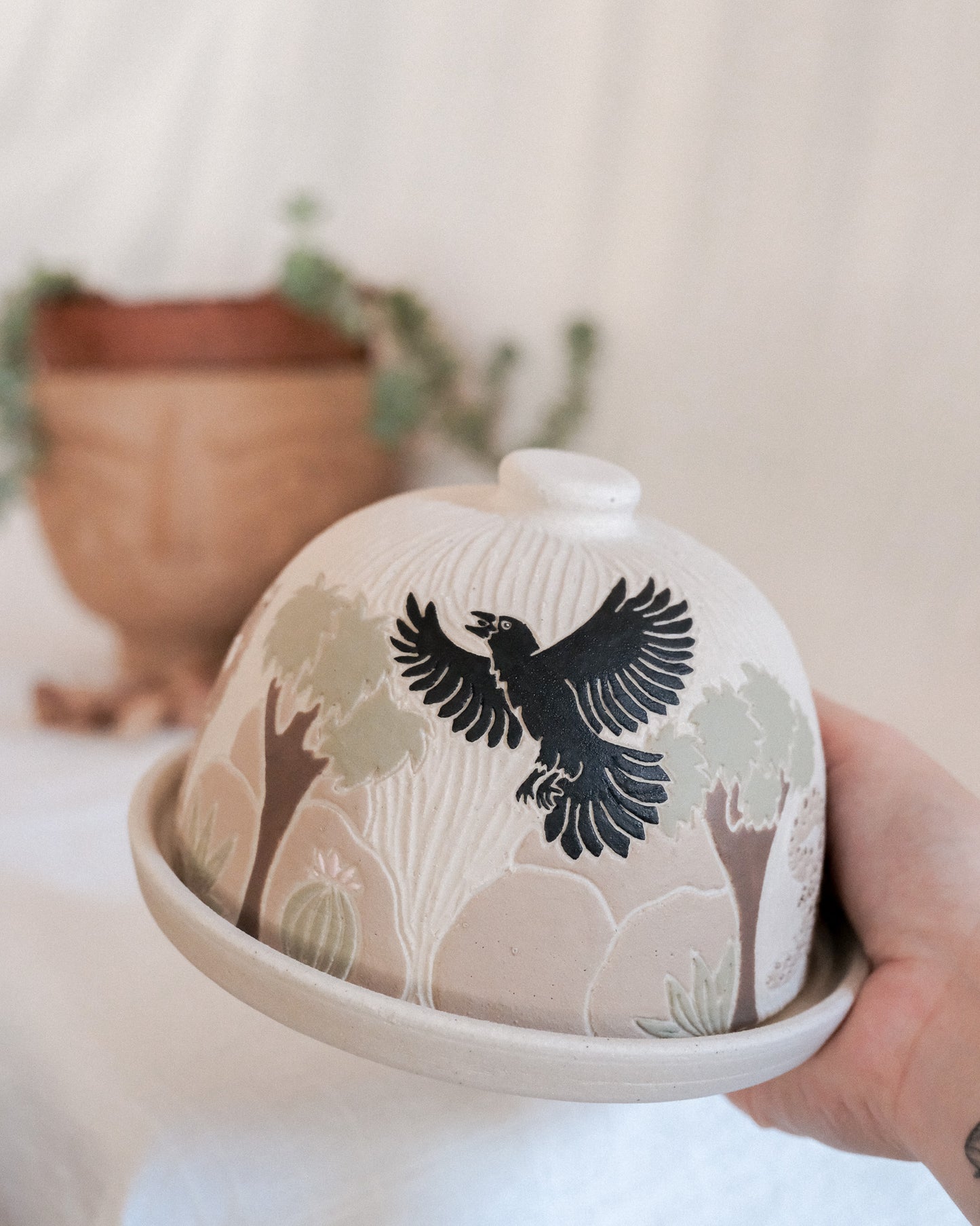 Joshua Tree Butter Dish