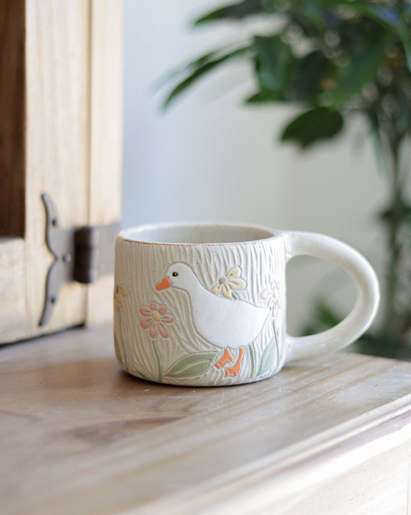 Ducks & Flowers Mug