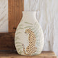 Cheetahs & Palm Leaves Vase