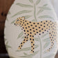 Cheetahs & Palm Leaves Vase