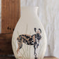 African Wild Dogs & Grasslands Vase