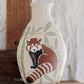 Red Panda & Bamboo Vase