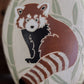 Red Panda & Bamboo Vase