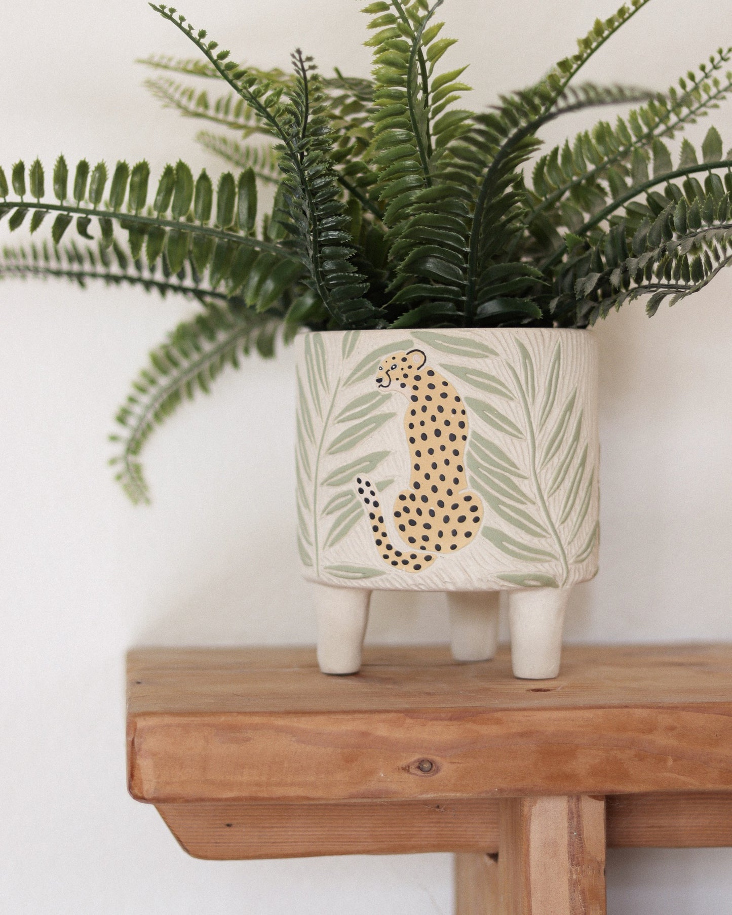 Cheetah Planter (Discounted Second)