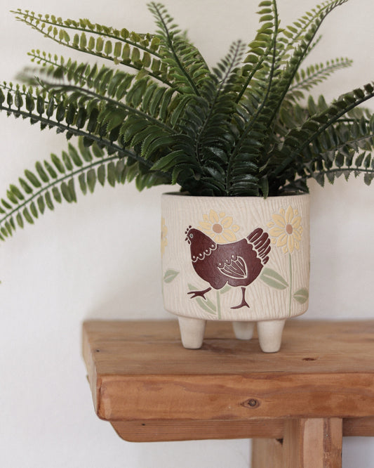 Chicken Planter (Discounted Second)