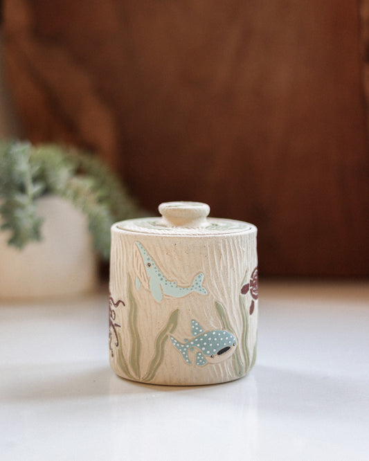Creatures Of The Sea Salt Jar