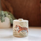 Tigers & Palm Leaves Salt Jar