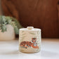 Tigers & Palm Leaves Salt Jar