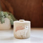 Rabbits & Peonies Salt Jar