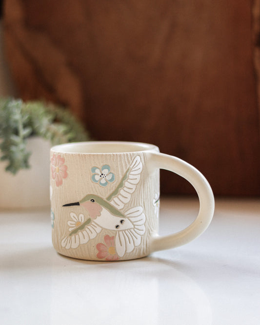 Hummingbirds & Flowers Mug