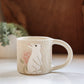 Rabbits & Peonies Mug