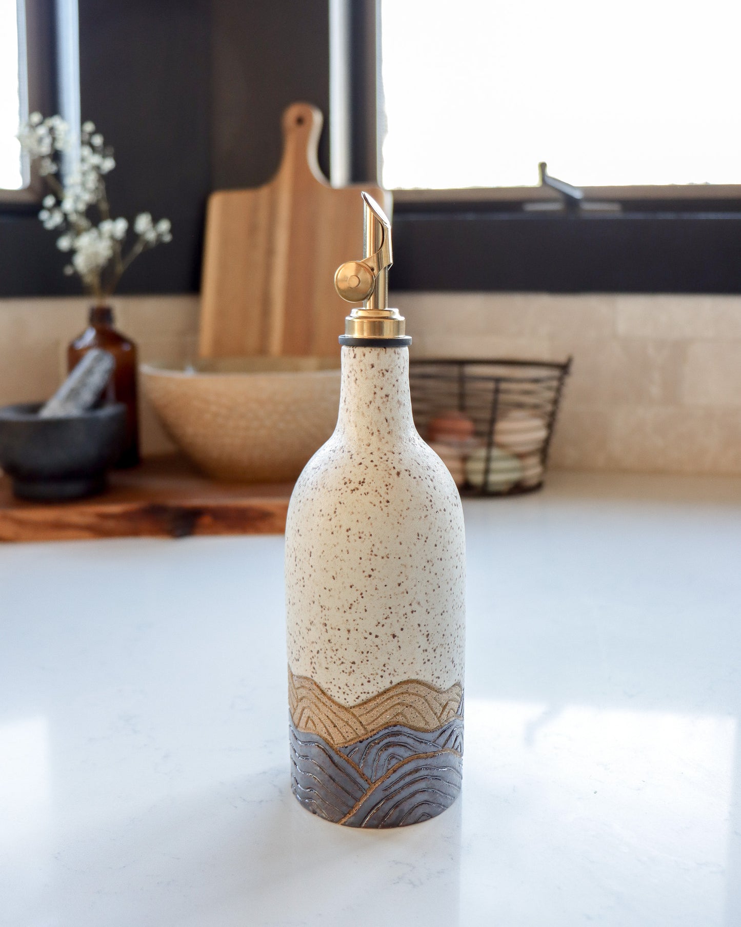 Mountain Range Oil Cruet