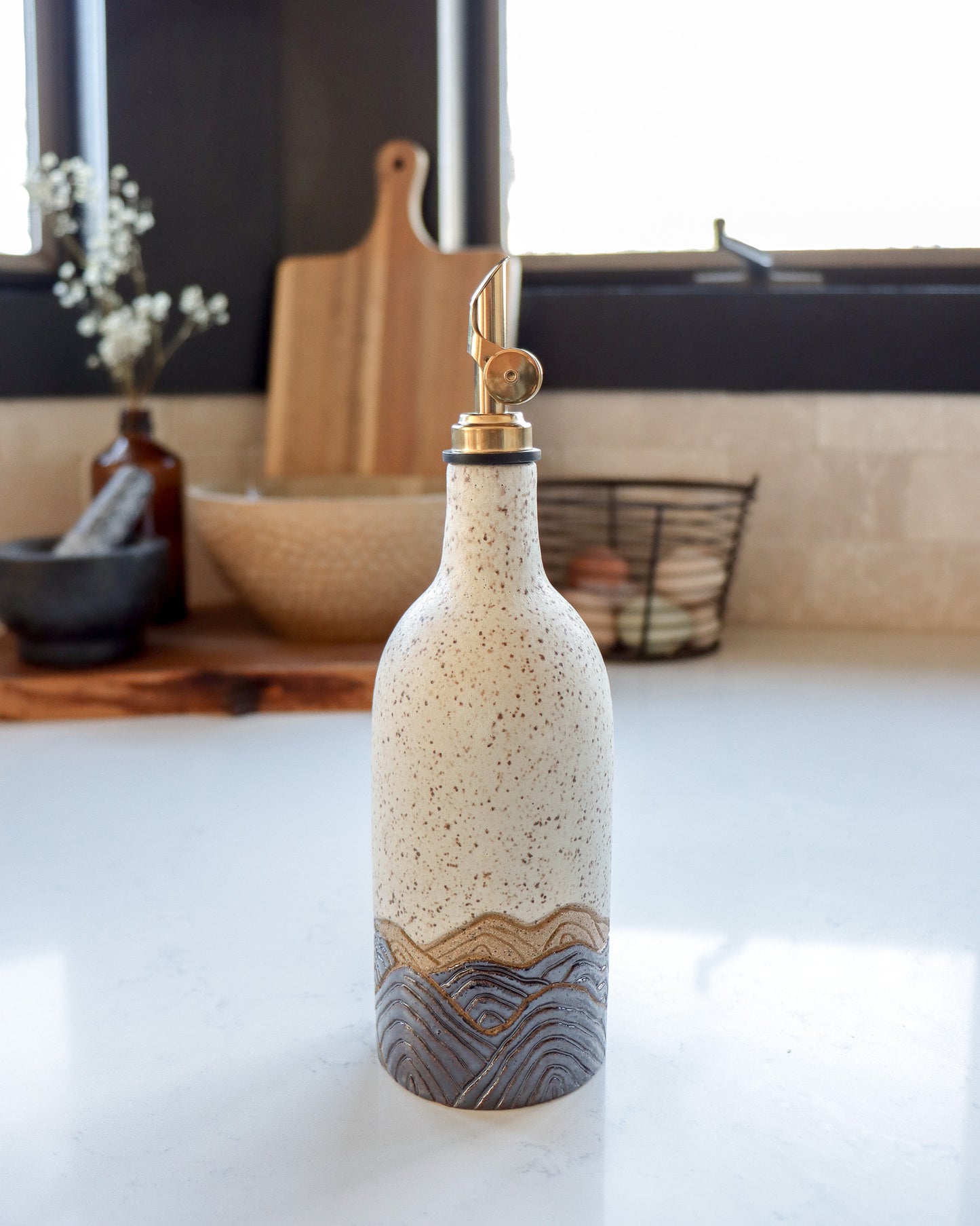 Mountain Range Oil Cruet