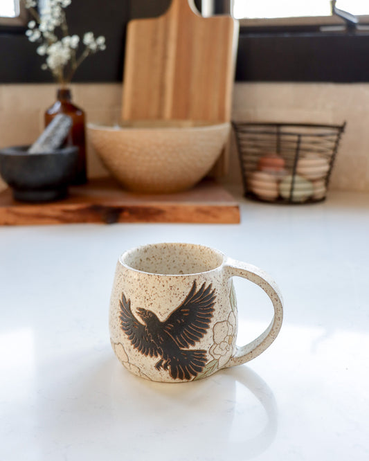 Ravens and Magnolias Mug