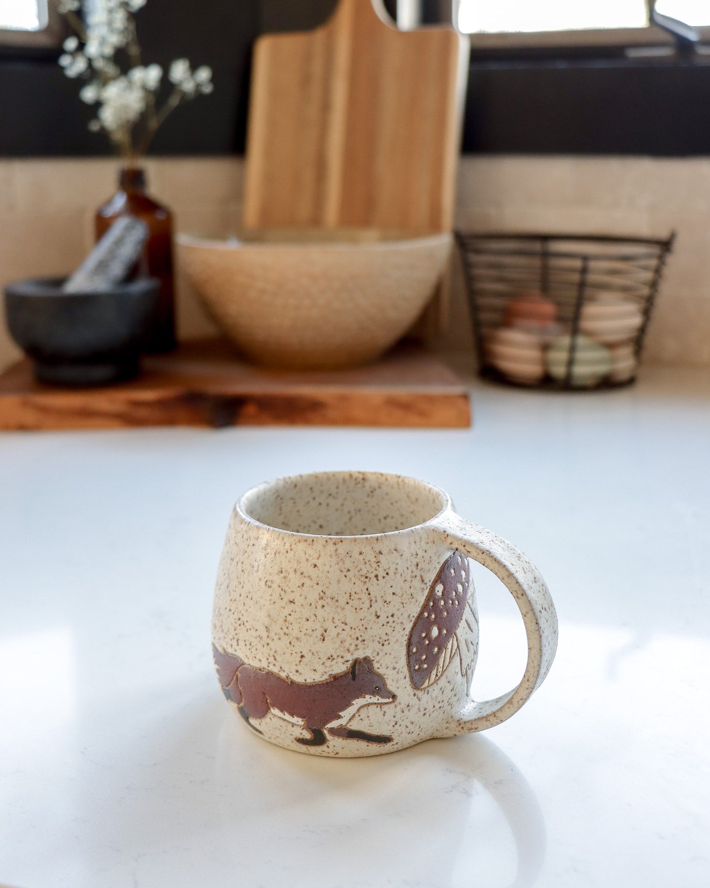 Foxes and Mushrooms Mug