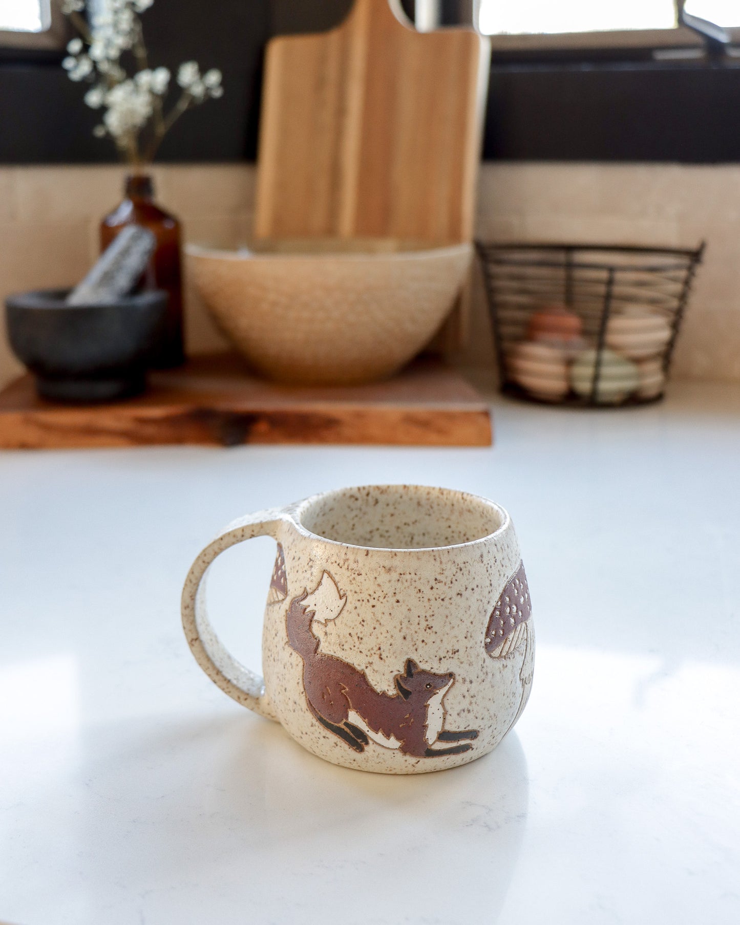 Foxes and Mushrooms Mug