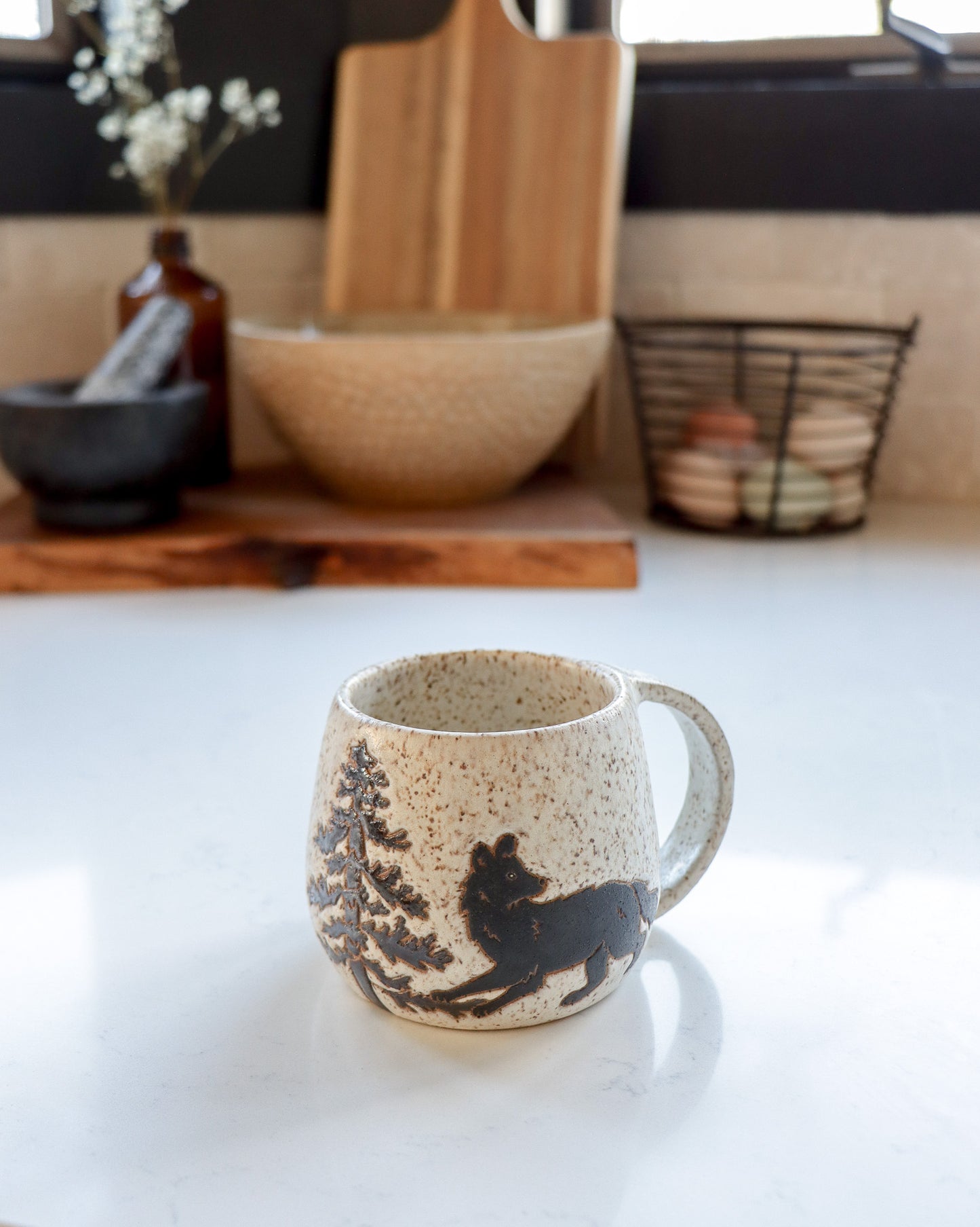 Wolves and Pine Tree Mug