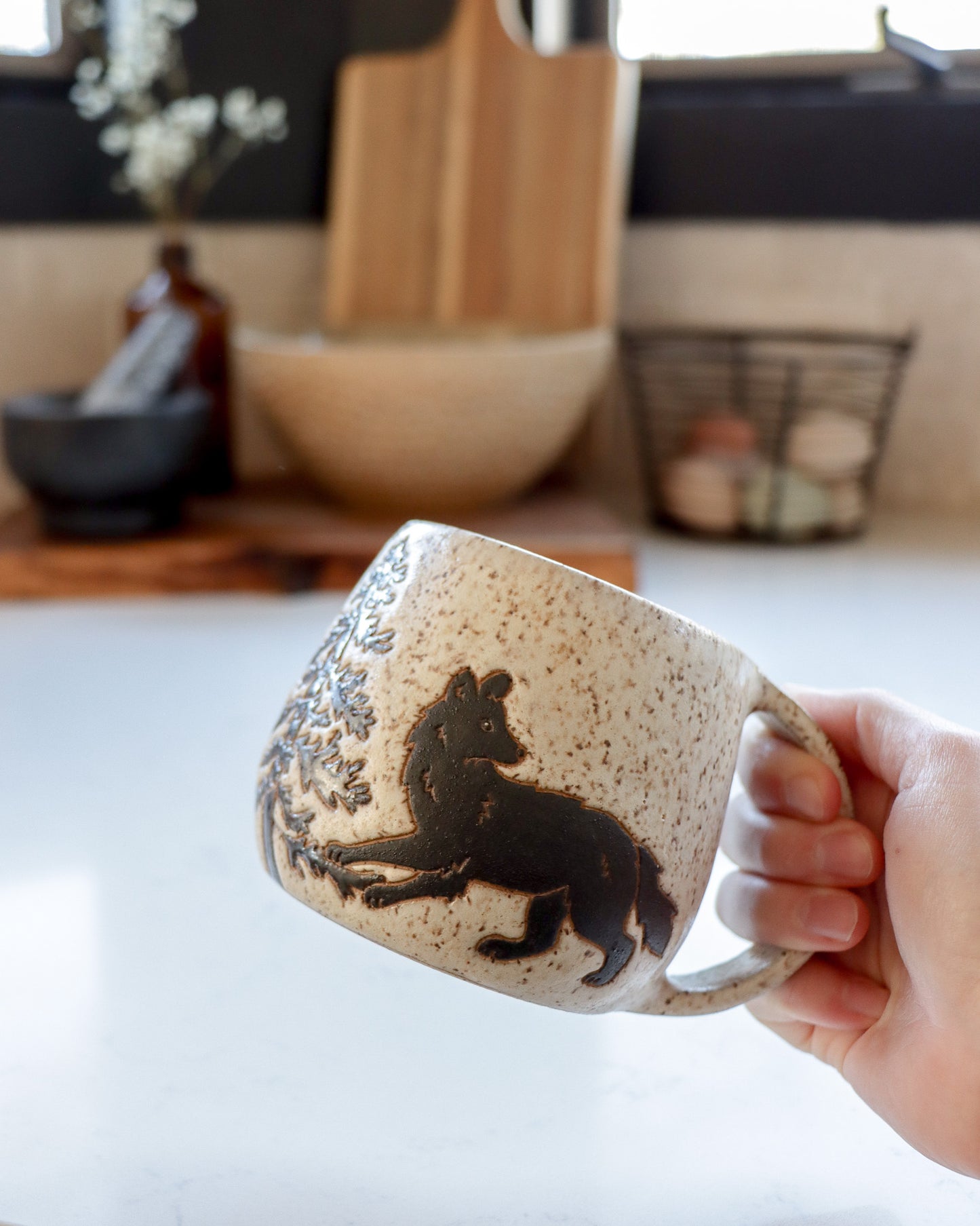 Wolves and Pine Tree Mug