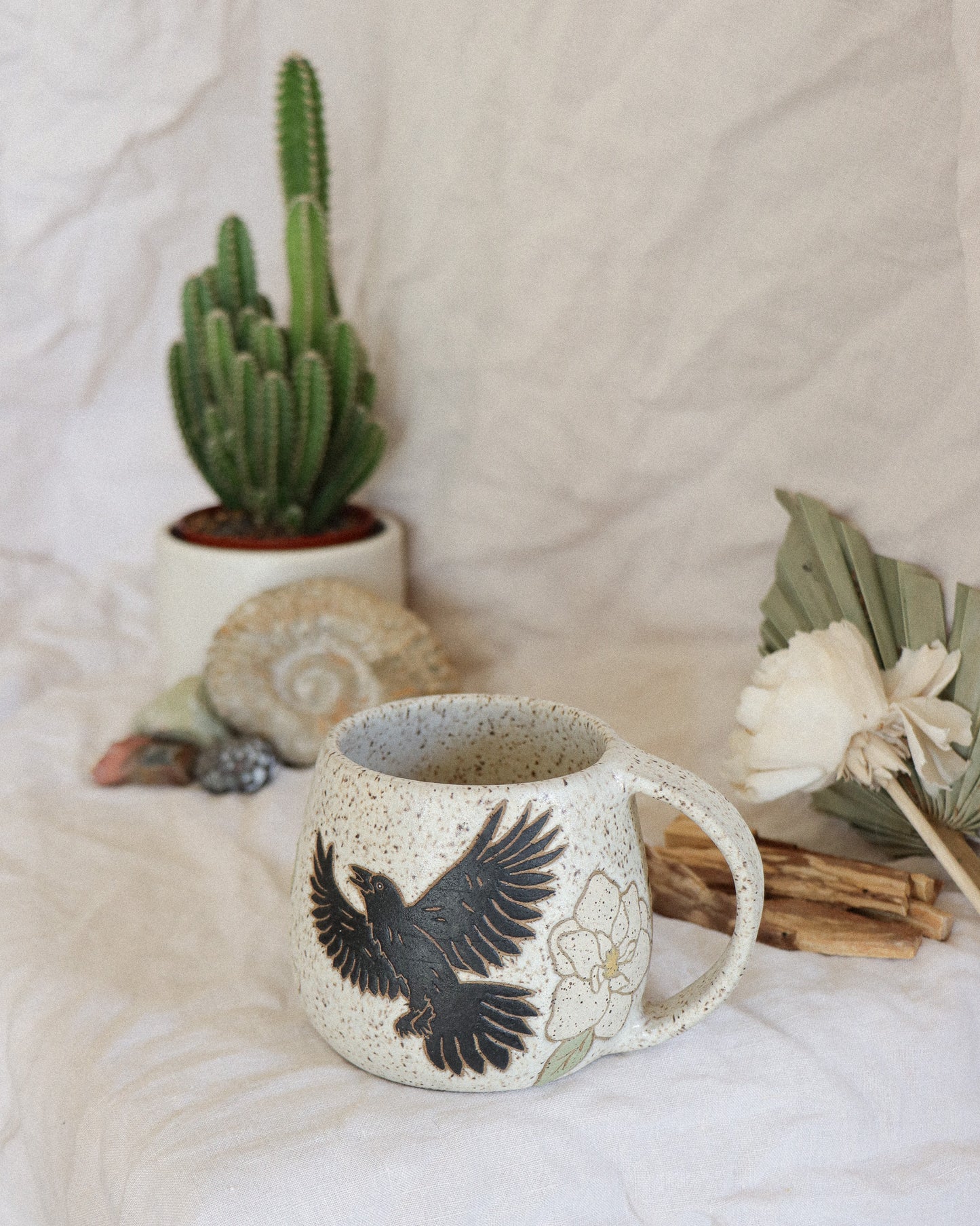 Ravens and Magnolias Mug