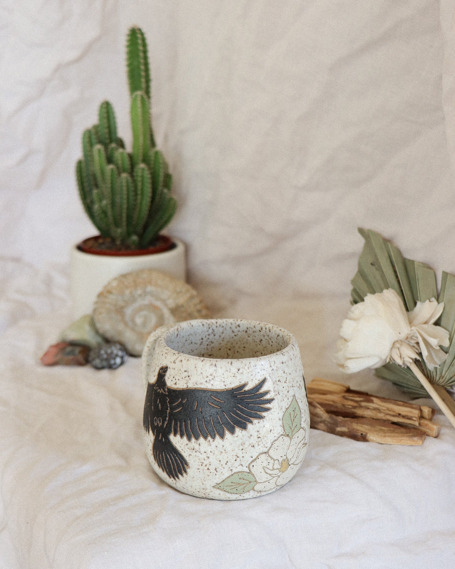 Ravens and Magnolias Mug